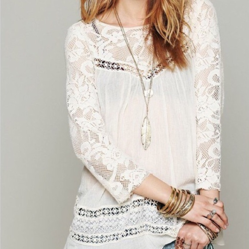Free People Golden Age Blouse✨